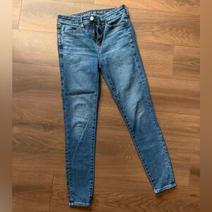 American Eagle Outfitters Women's Medium Blue Skinny Jeans